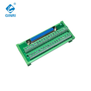 GINRI 37 pin D-SUB connectors Interface Module JR-37TDC D-subminiature Terminal Block DC24V