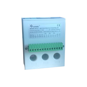 GINRI MDB-501Z LCD Display Protector 3 Phase Voltage Over/Under Load Motor Protection Relay