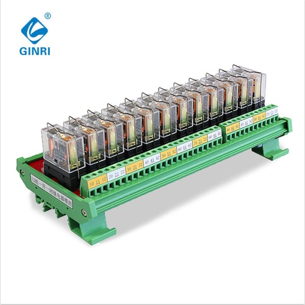 JR-12L1 Relay Module Omron 24v 12 Channel PLC Output Amplified Board