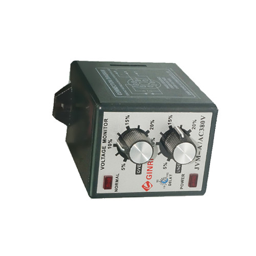 GINRI JVM-A/AC380V 3 Phase OV/UV Protector Adjustable Voltage Monitoring Relay Phase Failure Relay