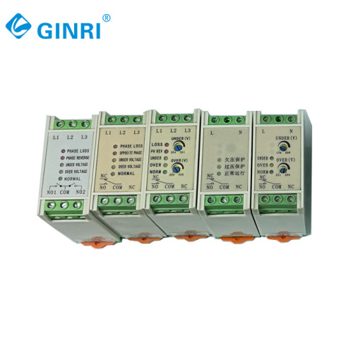 Voltage Monitoring Relay JVR-384 DIN Rail Phase umbalance Overvoltage Undervoltage Protection Relays