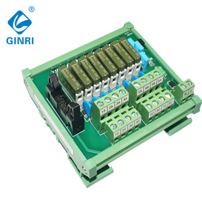 GINRI JR-B8PC-F-FPΣ/24VDC IDC Connector 8 Channel Relay Module PLC Output Amplified Board