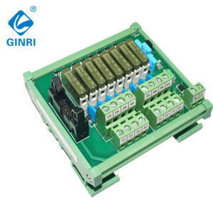 GINRI JR-B8PC-F-FPΣ/24VDC IDC Connector 8 Channel Relay Module PLC Output Amplified Board