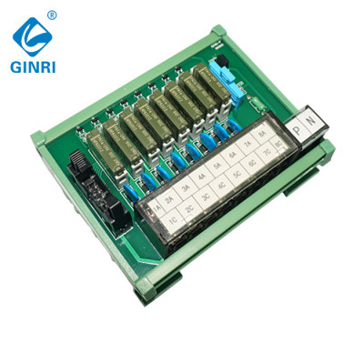 GINRI JR-B8PJ-F 8 Channel DC24V IDC Connector Relay Module Japanese terminal