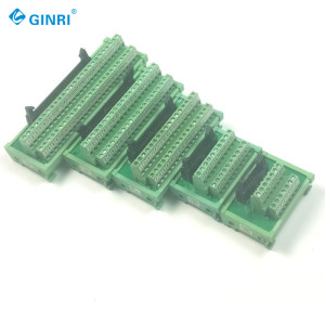 GINRI JR-50TBC Terminal Block Interface Modules 50P IDC Connector 2.54mm Pin Patch