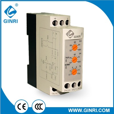 DC Over-Under voltage monitoring  Relay DVRD 12V 24V 36V 48V