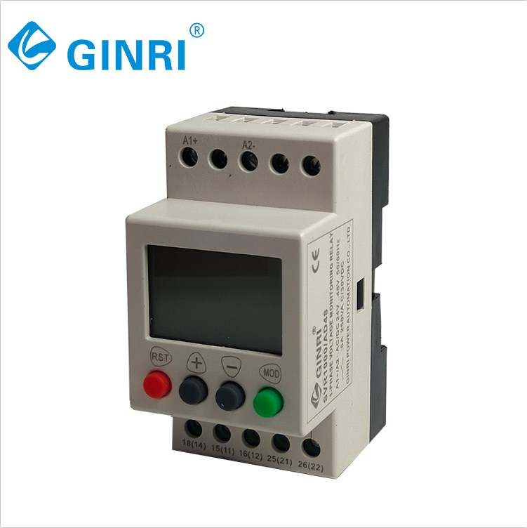 AD220 Single Phase Relay SVR1000 Over-Voltage Protection Relay LCD Display 6A 250VAC Protector Relay for DC Motor Battery 