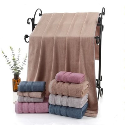 Solid color 100% bamboo fiber bath towel, factory supply, reusable.