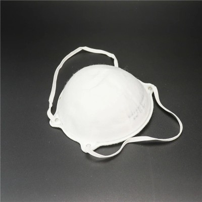 White List Factory Anti-Virus Dust Protective Cone Shape Face Mascarillas Disposable Niosh N95 Filtering Respirator Mask Without Exhalation Valve
