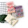 Plain weave velvet towel with a beautiful flower lace bowknot ,luxury good quality gift towel.