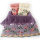 Plain weave velvet towel with a beautiful flower lace bowknot ,luxury good quality gift towel.