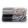 Satin cloth border tiger stripes leopard grain jacquard towel,100% cotton, factory supply, reusable.