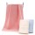 Soft light colour zero twist towel set with a beautiful diamond decoration on the border gift towel.