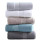High quality plain color grid jacquard bath towel,100% cotton thick, factory supply, reusable.