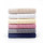 Plain color cross stripe jacquard bath towel, 100% cotton grid border, factory supply, reusable.