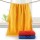 Plain satin jacquard bright colour bath towel,100% cotton, factory supply, reusable.