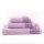 Beautiful plain color satin towel set, 100% cotton, cheap towel factory supply, reusable.