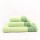 Beautiful plain color satin towel set, 100% cotton, cheap towel factory supply, reusable.