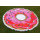 100% cotton or microfiber round tassel velvet printing beach towel Western style.