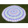 100% cotton or microfiber round tassel velvet printing beach towel Western style.