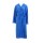 Blue microfiber adult bathrobe man quick-dry soft,factory supply, reusable.