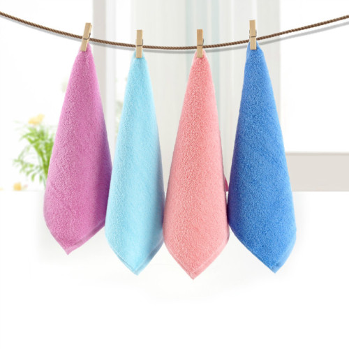 100% cotton small size square plain colour towel,Plain Dyed Cheap Square Light Weight Samll Terry Face Towel
