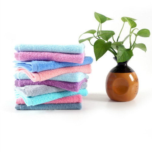 100% cotton small size square plain colour towel,Plain Dyed Cheap Square Light Weight Samll Terry Face Towel