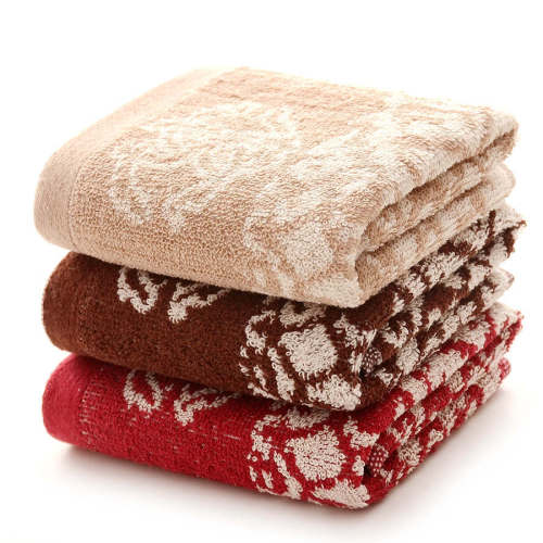 100% Cotton yarn dyed good design face/hand towel cheap towel,factory supply, reusable.