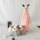 Children's favorite rabbit pattern coral velvet hand towel,factory supply, reusable.
