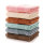 Bamboo and cotton velvet high quality jacquard towel soft and luxury light colour, reusable.