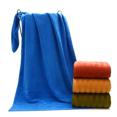 100% cotton plain color jacquard heavy bath towel,factory supply, reusable.