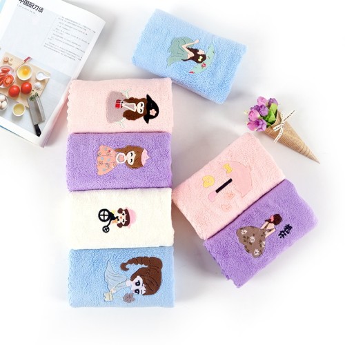 More soft solid-color microfiber bath towel,80% polyester,20% polyamide quick drying applique towel
