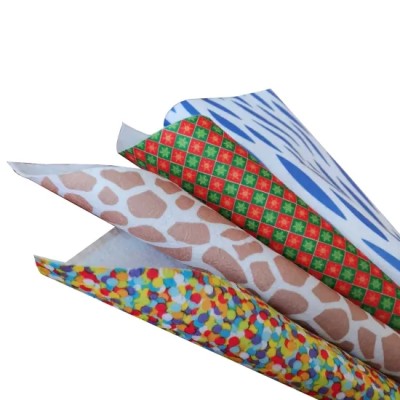 Fabric Cloth Blue Printe 100% Polyester Fabric Roll Customized Printed Logo.