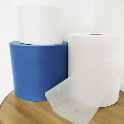 China PP Snow White Hot Sale Hydrophilic Breathable Nonwoven SMS N95 Filter Material Fabric Roll for Masked.