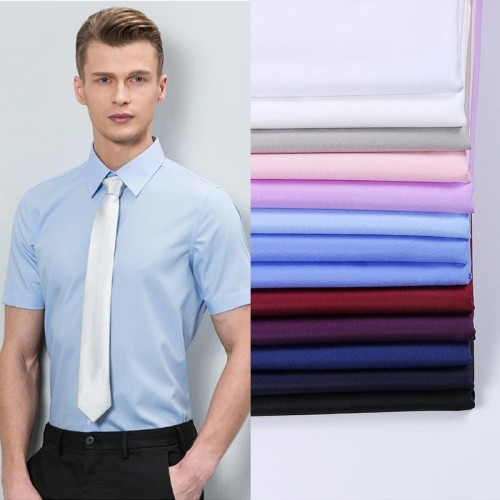 65 Polyester 35 Cotton Poplin Shirt Fabric Rolls,	Woven,can be customized the color