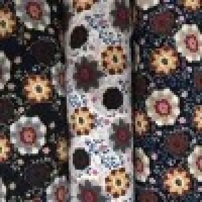 High Quality 110/100GSM 100% Viscose Textile Printed Patterns Rayon Fabric.