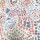100% Cotton Printed Fabric Flower Print Textile Cloth Fabric