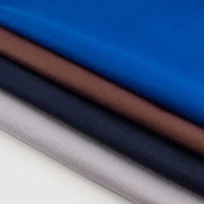 Custom High Quality T Shirt Cloth 50s Double Ply 100 Combed Cotton Solid Color 180GSM Single Jersey Fabric