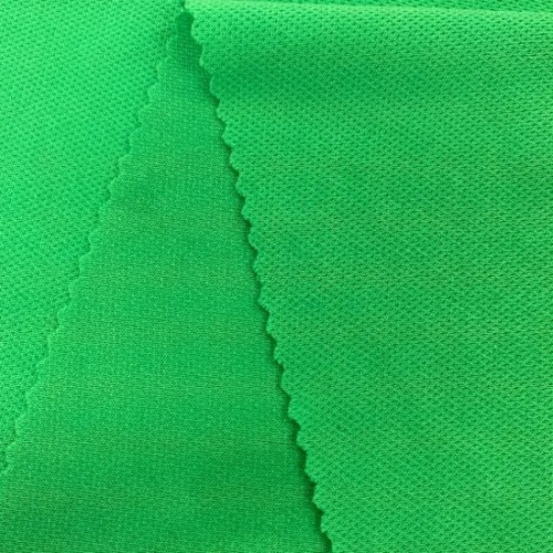 China Factory 100% Polyester Mesh Fabric Yarn Dyed Fabric Breathable Stretch Easy Clean for Sportswear T-Shirt Yoga Suit Dress