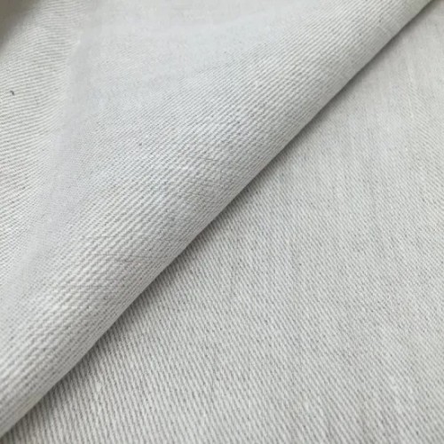 Fashion Well Sale Linen Yarn Dye Twill Fabric for Garments and Dresses and Home Textile