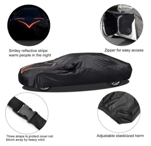 Provide All Weather Protection Full Body Waterproof Anti-UV Polyester Sun Outdoor Car Cover