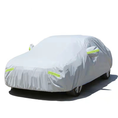 Full Exterior Car Cover Four Season Waterproof All Weather Universal Fit ,Side Zipper Design With Reflective Windproof ,Dustproof,Snowproof