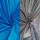 Plastic with non-woven fabric