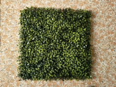 UV Outdoor Fake Grass Three layers of milan Artificial plant wall