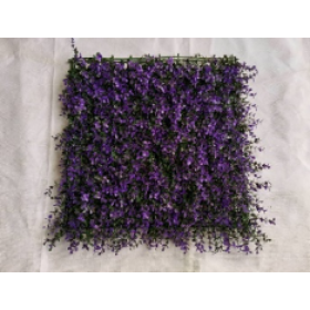 Artificial Plant Wall Purple five layers of herb Outdoor landscape wall.