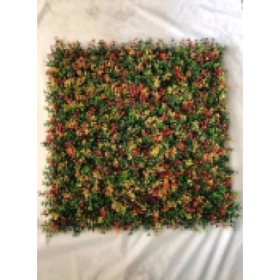 Artificial plant wall Mixed auspicious herb Environmentally friendly and beautiful landscape wall.