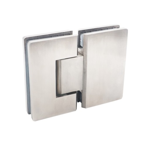 Shower door hardware hinge