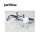 Wall mounted single handle bathroom rain shower faucet switch cold and hot water bath mixed water