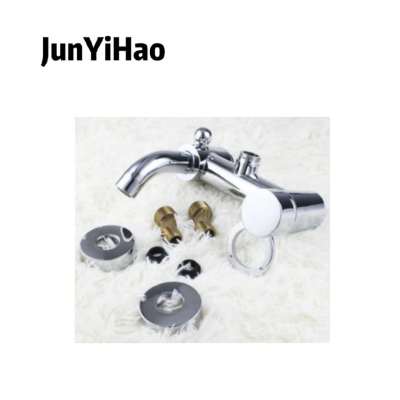 Wall mounted single handle bathroom rain shower faucet switch cold and hot water bath mixed water