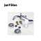Wall mounted single handle bathroom rain shower faucet switch cold and hot water bath mixed water